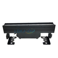 Lampu Wall Washer Nirkabel Bertenaga Baterai 9x18W 6in1 RGBAW+UV, Tahan Air IP65, Casing Aluminium, Kontrol Aplikasi