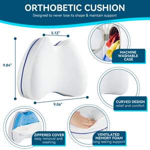 Cojín <span class=keywords><strong>de</strong></span> Espuma Viscoelástica para Aliviar el <span class=keywords><strong>Dolor</strong></span> <span class=keywords><strong>de</strong></span> Espalda, Almohadas <span class=keywords><strong>de</strong></span> Soporte para Rodillas, Almohadas <span class=keywords><strong>de</strong></span> Espuma para Embarazo, Almohadas <span class=keywords><strong>de</strong></span> Soporte para Piernas y Rodillas para Dormir <span class=keywords><strong>de</strong></span> Lado - Product Image 2