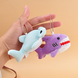 Gesimuleerde aquariumdieren haai pluche rugzak hanger sleutelhanger onderwaterwezens walvis pop kindercadeau - Product Image 2