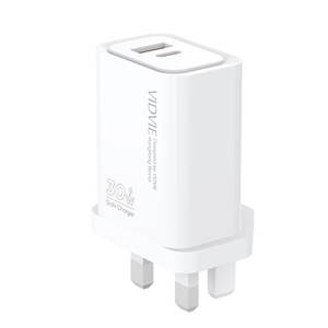 <span class=keywords><strong>Cargador</strong></span> GaN Portátil <span class=keywords><strong>VIDVIE</strong></span> de 30W con USB <span class=keywords><strong>Tipo</strong></span> <span class=keywords><strong>C</strong></span>, Carga Rápida, Adaptadores de Viaje para Reino Unido, Equipado con Cable - Product Image 5