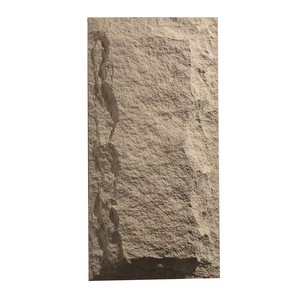 PU taş paneller açık endüstriyel tasarım tarzı sahte kaya yapay taş duvar paneli için dış duvar dekoratif CE ile - Product Image 4