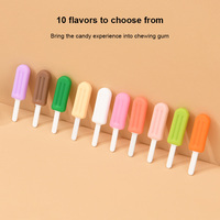 Bâtonnets orthodontiques en silicone aromatisés aux fruits avec poignée allongée pour appareils dentaires invisibles