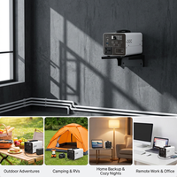 Station d'alimentation solaire portable de haute qualité 240W, système d'énergie à batterie lithium Lifepo4, station de batterie haute capacité