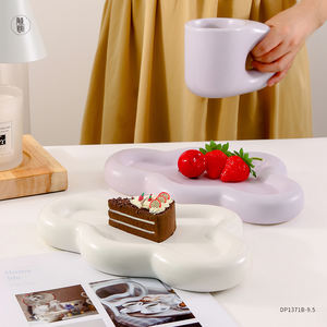 Assiettes à <span class=keywords><strong>dessert</strong></span> en céramique, assiettes à collation, cupcakes <span class=keywords><strong>de</strong></span> noël soucoupe assiettes à <span class=keywords><strong>dessert</strong></span> colorées - Product Image 3
