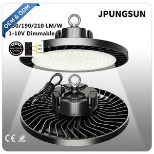 Lumière LED UFO industrielle 150W 200W 240W, puissance réglable par interrupteur DIP, éclairage UFO pour entrepôt, industrie, atelier - Product Image 1