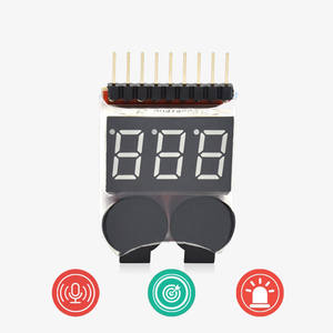<span class=keywords><strong>Lipo</strong></span> Batterij Spanningstester Volt Meter Indicator Checker Dual Speaker 1S-8S Laagspanning Zoemer Alarm 2in1 2S 3S 4S 8S - Product Image 4