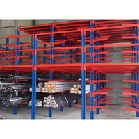 Étagère cantilever en acier à double panneau, 5 niveaux, durable, protégée contre la corrosion, réglable, pour stockage efficace de circuits imprimés