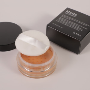 Cosmetici Vegani a Marchio Proprio, Etichetta Privata, Fondotinta <span class=keywords><strong>in</strong></span> <span class=keywords><strong>Polvere</strong></span> Scuro Traslucido Impermeabile Idratante per Donne, Opaco/Glitterato - Product Image 5