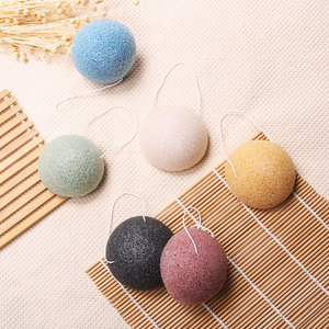 Bán buôn tự nhiên <span class=keywords><strong>Konjac</strong></span> miếng bọt biển mặt sạch Rửa miếng bọt biển cho người phụ nữ mặt chăm sóc da - Product Image 6