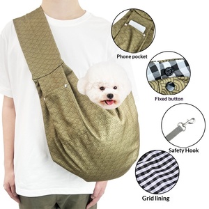 กระเป๋าใส่สัตว์เลี้ยงแบบพับได้ พกพาสะดวก สไตล์ญี่ปุ่น รุ่นใหม่ ความจุขนาดใหญ่ ทำจากโพลีเอสเตอร์ สะพายไหล่/คาดลำตัว - Product Image 3