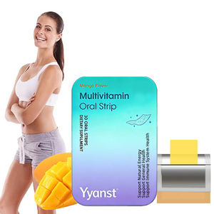 Tiras Orales Multivitamínicas con Sabor a Mango OEM/ODM para Adultos - Control Natural de la Energía, Apoyo a la Salud Intestinal, Veganas, Sin Gluten - Product Image 1