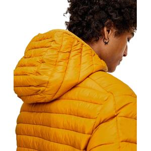 Mens Winter Jackets New Fashion Stylish Custom Design Yellow Hooded Puffer Bubble <b>Padded</b> Jacket For Sale - Product Image 4