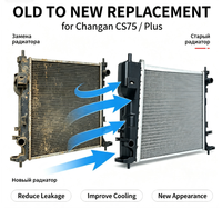 Radiateur de refroidissement moteur 2127150CD06 pour Changan CS75 modèle 2022 / CS75 PLUS Gen 2, pièces de rechange pour système de refroidissement automobile