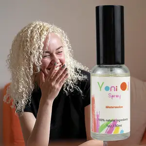 Logo Vegan Productos de higiene femenina Yoni Care Fruit Aceite esencial de piña Venta al por mayor Etiqueta privada Yoni Oil Spray