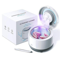 Ultra Sonic Mini Dentaire UV Bijoux Or Nettoyage Fausses Dents Aligneur Retenue Protège-dents Ultrasonique Nettoyeur de Prothèses Dentaires