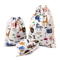 Pochette réutilisable en coton avec cordon, 50 pièces, sac personnalisable, imprimé, avec cordon, pour emballage personnalisable, sac cadeau de mariage