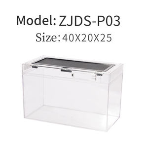 ZJDS-P L Reptile acrylique écologique chargeur forêt tropicale HD transparent reptile terrarium pour animaux de compagnie cage - Product Image 4