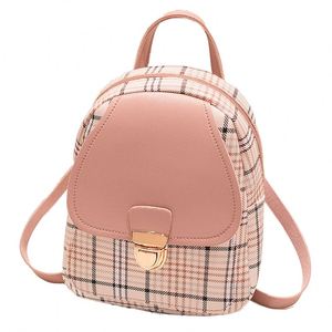 Mochila Escolar Pequeña Estilo Coreano para Mujer con Logotipo Bordado, Material PU de Moda, Cierre de Cremallera, Venta al por Mayor de Fábrica - Product Image 4