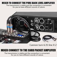 Mini mélangeur audio professionnel F4 avec 4 canaux, interface USB, parfait pour l'enregistrement de karaoké à domicile