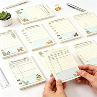 Bloc-notes adhésifs portables personnalisés en gros pour la planification quotidienne et hebdomadaire, idéal pour le bureau et l'école