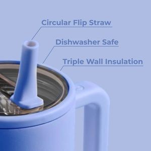 High Quality 40oz Stainless Steel Double Wall Vacuum Insulated Car Tumbler with Leak-Proof Straw Lid for Outdoor Sports Drinking - Product Image 4