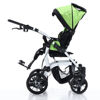 Poussette-positionsneuse pliable pour enfants avec siège réglable, cadre en aluminium et plateau repas