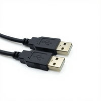 Cable USB 2.0 Estándar COMTON, USB-A Macho a Macho, con Revestimiento de PVC y Conductor de Cobre Libre de Oxígeno para Uso en Computadoras