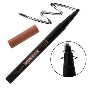 Lápiz de Cejas Profesional 3D con Punta Cuadrada Inclinada, Vegano, 4 Colores, Resistente al Agua, Marca Privada, Venta al Por Mayor - Product Image 1