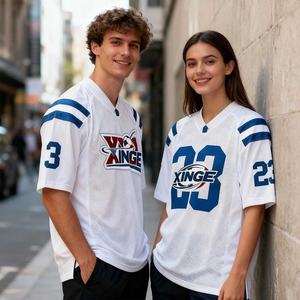 Camiseta Deportiva de Malla Transpirable Ligera de Alta Calidad, Estilo Urbano, Fútbol Americano, Unisex, Nueva Llegada 2026 - Product Image 3