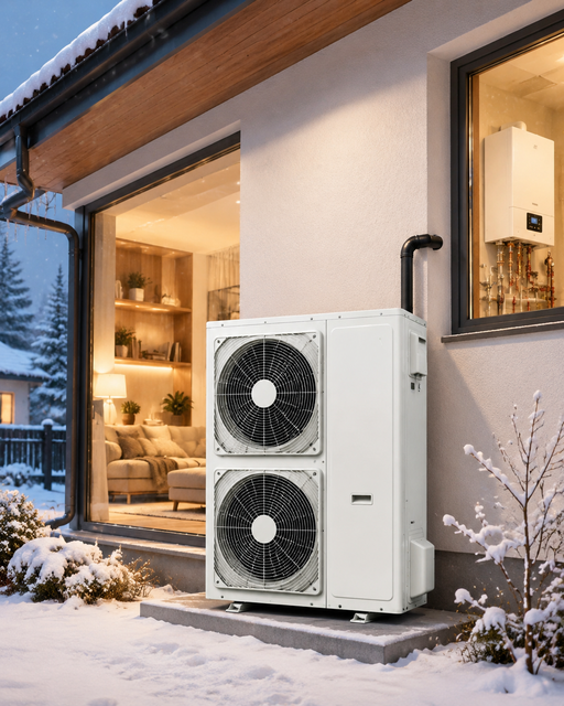 2026 OEM Integrated Heat Pump Inverters (8kW, 12kW, 16kW, 20kW) for Central Residential Heating Systems.