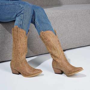 Женские ковбойские сапоги - Product Image 3