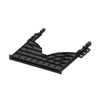 FONGKO Rack de gestion de câbles de type canal 19 pouces 24 ports pour centre de données