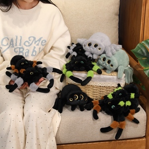 Simpatico ragno realistico giocattoli di peluche di Halloween ragno morbido giocattolo - Product Image 3