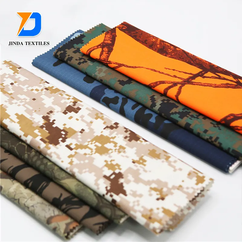 wholesale blue polyester roll of pink cheap digital uniform camouflage TC ripstop fabric