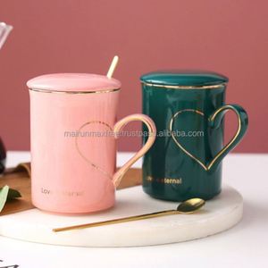 Mr and Mrs Mugs Glass Tea <b>Cups</b> & Coffee Mugs Gift Set for Couples-Valentine's Day Customizable Logo Silk Screen Printed - Product Image 6