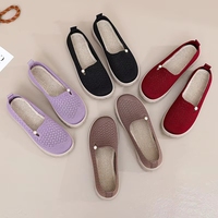 Chaussures décontractées d'été DN respirantes en maille tissée, à semelle souple, confortables, légères et polyvalentes
