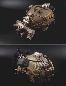 <strong>Tactical</strong> Fixed Elastic Nylon <strong>Helmet</strong> Battery Pouch with Night Vision Safety Hook &amp; Loop Waterproof Camouflage Storage for CR123A - Product Image 6