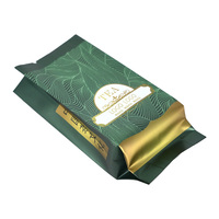 Sachets de thé personnalisés imprimés thermoscellables, doublés aluminium, à fond plat, pour emballage de café en vrac, snacks et aliments