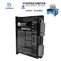 Leadshine 3DM580S Penggerak Motor Stepper 3 Fasa AC 220V IP40 10W PUL&DIR/CW&CCW 500kHz untuk Mesin Pemotong