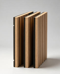 Pannelli Acustici <span class=keywords><strong>in</strong></span> <span class=keywords><strong>Legno</strong></span> Moderni con Design 3D, <span class=keywords><strong>Doghe</strong></span> <span class=keywords><strong>in</strong></span> MDF Impiallacciato per Pareti, Consegna Diretta dalla Fabbrica - Product Image 3