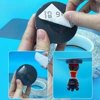 공장 맞춤형 투명 방수 PET 양면 테이프 (장난감 전시 포장 및 DIY 공예 접착용)