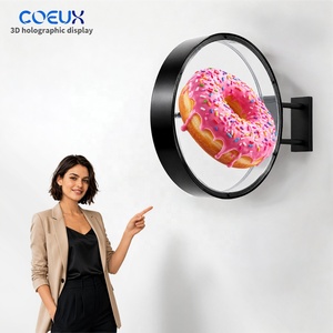 Letrero Luminoso Giratorio Cúbico Inspirado en Boxtrolls para Publicidad en Restaurantes, Menú Digital, Pantalla LED Redonda de Plástico, Letrero <span class=keywords><strong>Gastro</strong></span> - Product Image 1