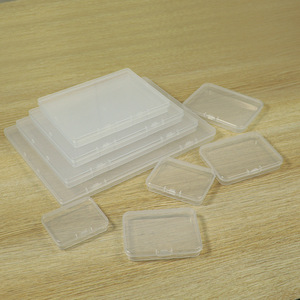 Plastic Jewelry Storage <b>Box</b> Rectangular Transparent PP Small Organizer Desktop Container For Parts And Accessories - Product Image 2