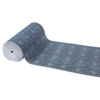 Tapis de salle de bain antidérapant en PVC imprimé non gaufré, tapis de douche imperméable antidérapant, design personnalisé