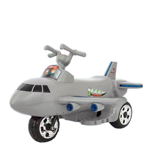 Coche Eléctrico de Pedales para Niños con Diseño de Avión 2026, Asientos Dobles, Bicicleta Columpio y Coche Deslizante para Bebés, Juguete Recargable Unisex para Niños - Product Image 4