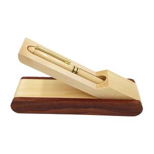 Recuerdos DE BODA personalizados Bolígrafos de madera <span class=keywords><strong>Tiverton</strong></span> College Regalos Rosewood Estate Pen Juego de escritorio de madera con caja de bolígrafo evaginable - Product Image 1