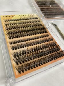 प्राकृतिक रूप गोंद मुक्त झूठे क्लस्टर पलकों 30d + 40d - Product Image 2