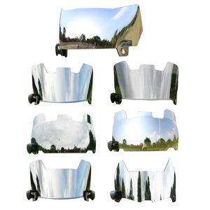 Visière de football argentée transparente, masque facial argenté pour <span class=keywords><strong>casque</strong></span> de football américain, compatible avec <span class=keywords><strong>Schutt</strong></span> F7 - Product Image 1