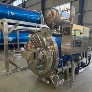 Autoclaves et retorts rotatives entièrement automatiques à pulvérisation d'eau pour la stérilisation des aliments pour animaux de compagnie - Product Image 1