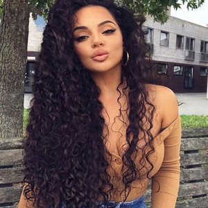 Perruque Lace Front wig naturelle bouclée — ali queen, cheveux humains vierges, d'alignement, grande densité, 400% à 600%, Stock allemand - Product Image 4